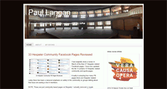 Desktop Screenshot of paullangan.com